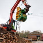 CB-0713 Crusher Bucket In Action
