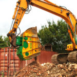 CB-1320 Crusher Bucket In Action
